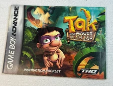 GBA Tak And The Power Of Juju Manual Instruction Booklet Only