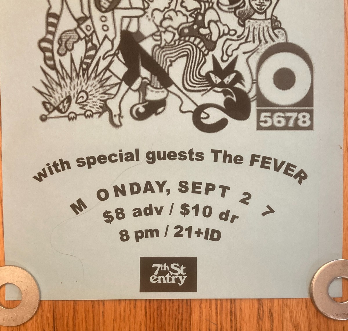 The 5.6.7.8's Gig Poster 7th Street Entry Minneapolis Original | eBay
