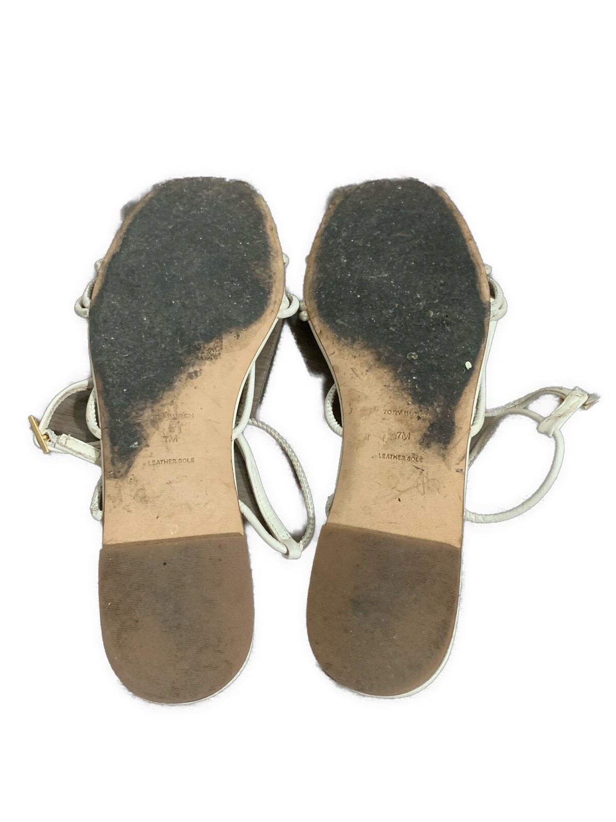 Tory Burch Authentic Solid Bone White Genuine Lea… - image 3