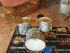 Ludwig Vintage 60's Jazz Festival 4 - pc. Zildjian Cymbals & More Rare Must See!