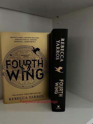 Fourth Wing By Rebecca Yarros UK Exclusive Edition Sprayed
