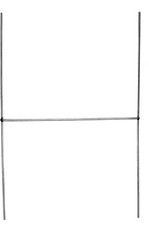 15"X10" Heavy Duty Metal H-Stakes Frame Wire Stakes Yard Sign Stake Lawn Sign