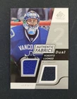 2008-09 GAME USED DUAL AUTHENTIC FABRICS #AF-LG ROBERTO LUONGO