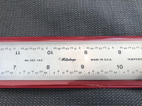 MITUTOYO 182-143 18 STEEL RULE - Picture 2 of 3