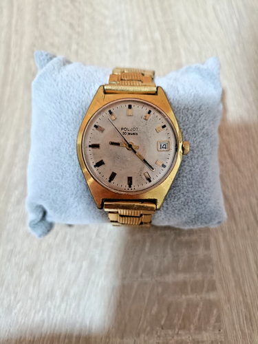 Rare Vintage wrist watch Poljot AU from USSR 30 jewels