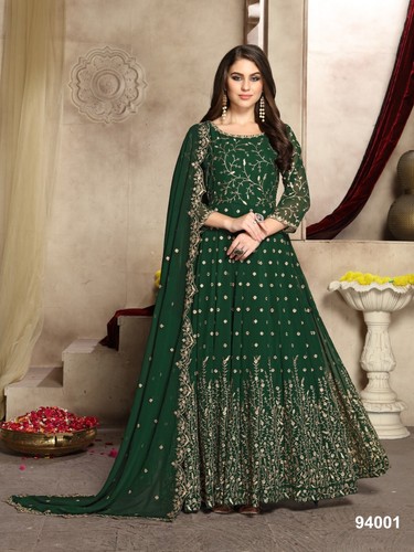 Year Bridal Pakistani eid New Designer Party wear Wedding Indian Anarkali Gown - Picture 2 of 6