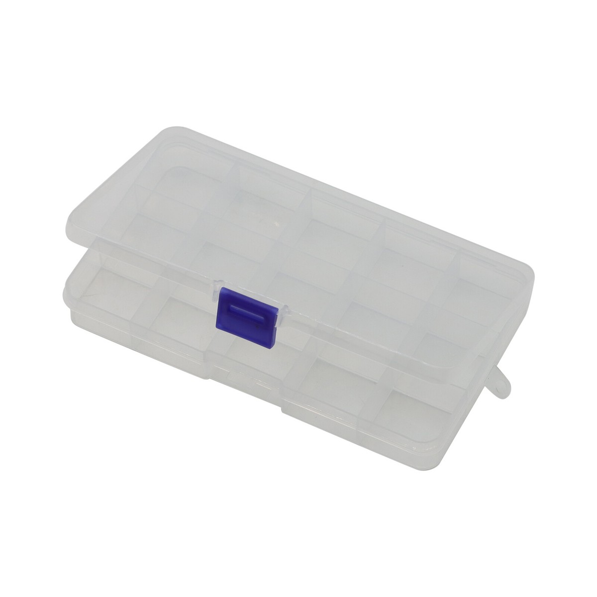 はうぃ 6PCS Clear Jewelry Box Plastic Bead Storage Craft Container