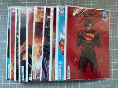 DC Absolute Superman #1 2nd Print, 2,3 1st Prints + Variants 10 Books Total