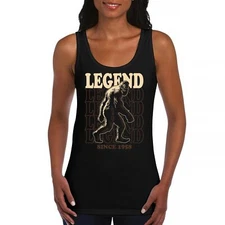 Bigfoot Legend Since 1958 Women's Tank Top Funny Vintage Classic Sasquatch