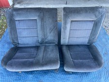 1985-1992 Volkswagen Golf Rear Seat Gti Option Gray Cloth Recaro Oem