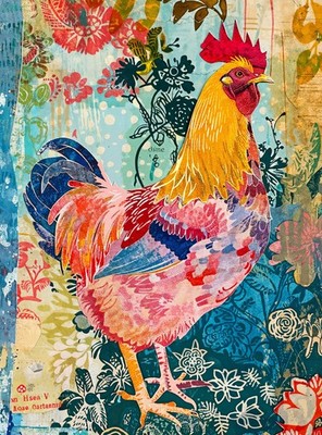 - Key West Colorama: Rooster on Duval - 1000 Piece Jigsaw Puzzle for Adults |...