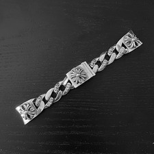 Chrome Hearts Style Watch Bracelet Y2K Cross ...