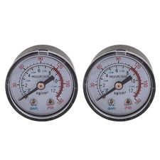 2St 1/8 BSP 0-12 bar 0-180 psi Außengewinde runde Zifferblatt Druckluftmanometer