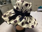 Vintage Blue And White Polkadot Hat Must See Wide Brim Absolutely Adorable Usa M — photo 4