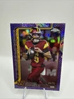 2025 Topps Chrome Jayden Daniels Purple Leather Football  Refractor /75 🔥🔥