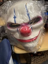 Barode Jack Clown Mask Scary Red Nose 