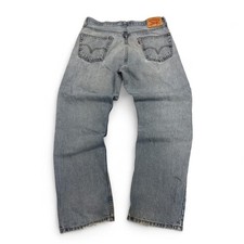 Y2K Vintage Levis Jeans Men Blue Denim Jeans, 505 Red Tab Straight Fit, Size 36
