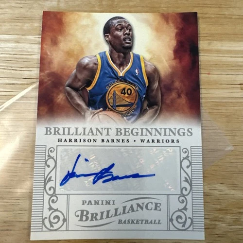 2012-13 Brilliance Harrison Barnes BRILLIANT BEGINNINGS Rookie Auto Card No. 24