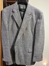 Vintage Botany 500 Gray Tweed Sport Coat   100 Pure Silk Lining 48 