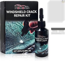 Windshield Crack Repair Kit, Quick Car Window Cracks Gone Glass Scratch 1pcs