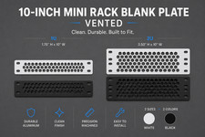10" Rack Blank Panel 1U 2U Vented Rack Mount Filler Network Homelab - 3D Printed