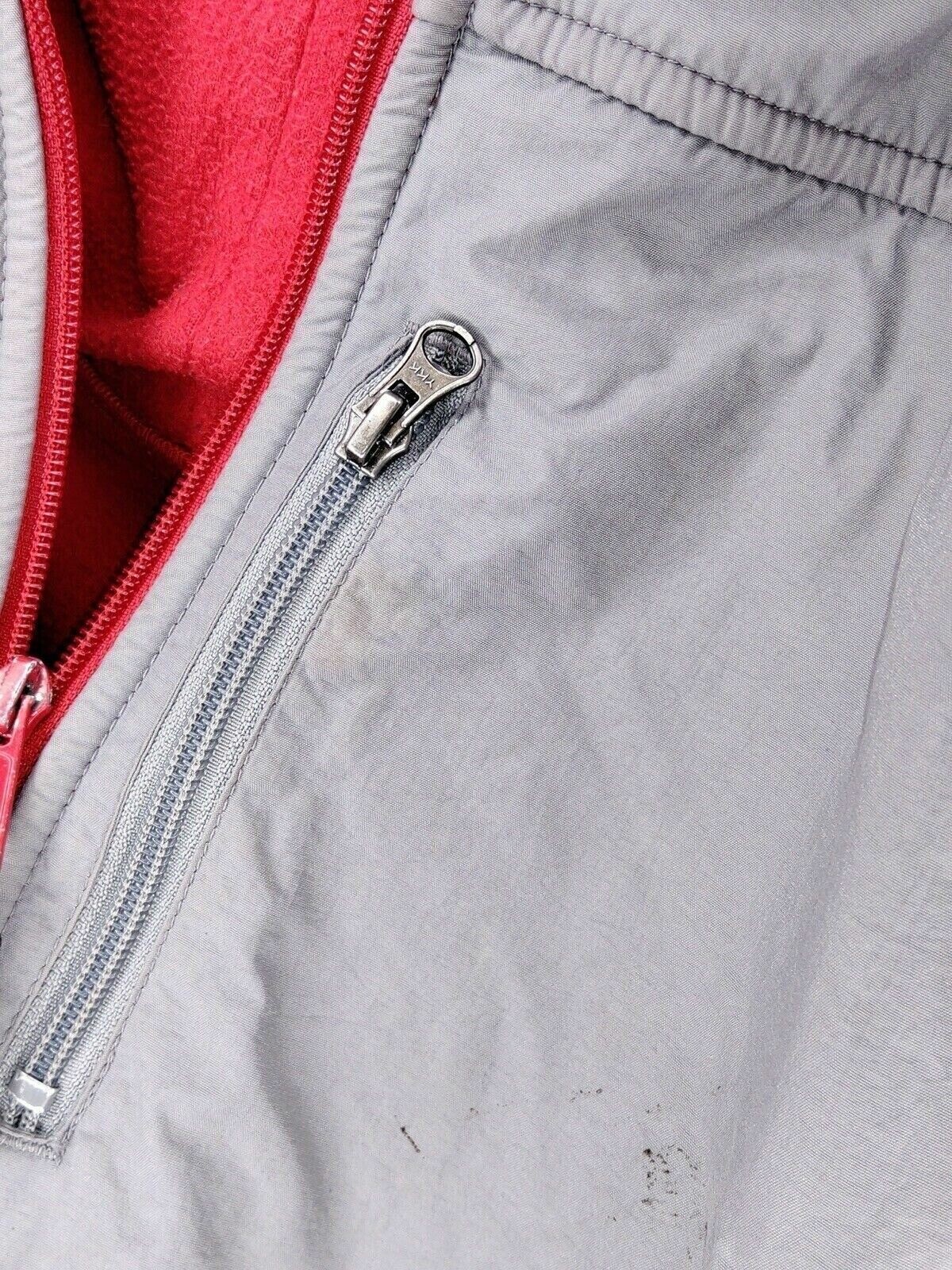 Columbia Womens Jacket Full Zip Pockets Collared Size Medium Red Gray thumbnail 6