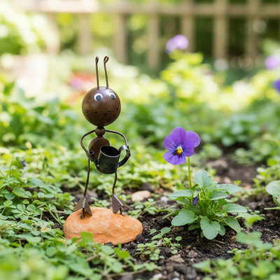 Handgefertigte Metall Ameise Figur Ornament kreative Eisenkunst Schreibtisch Haus Garten Deko