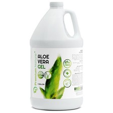 Aloe Vera Gel 1 Gallon - Moisturizer for Face Skin  Hair Sunburn Relief