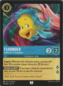 Flounder - Collector's Companion 144/204 - Ursula's Return - Uncommon