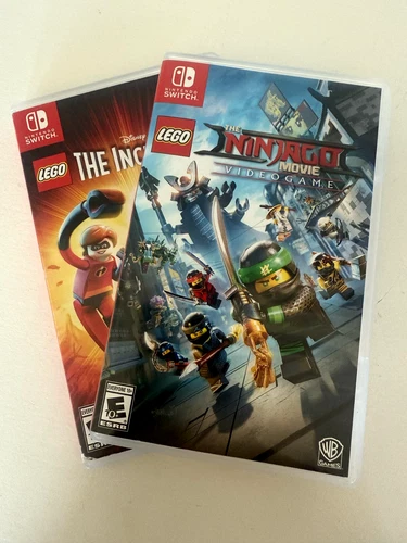 LEGO Incredibles + LEGO Ninjago Movie (Nintendo Switch, 2-Game Bundle, Tested)