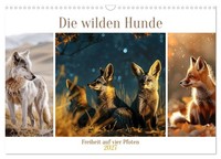 "Calendar 2027 · US Version · The Wild Dogs (Wall Calendar 2027 17\" × 12\" Landsca"