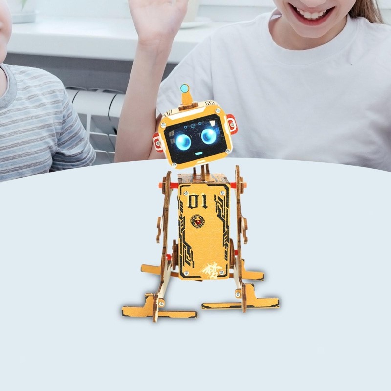 Robot DIY Kit for Kids Educational Toy Children Moveable Handmade Assemble
