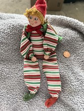 Vintage Whimsical Elf Shelf Sitter Artist Cynthia Ethos