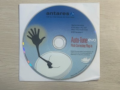 Antares Auto-Tune Evo Vocal Pitch Correcting Plug In REPLACEMENT DISC ONLY AS IS