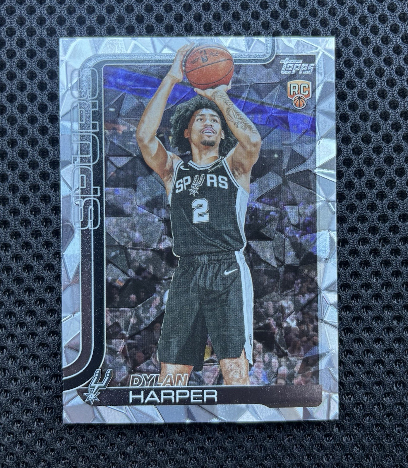 2025-26 Topps Basketball Dylan Harper Diamante Foil Rookie RC #202 Spurs