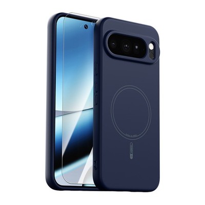 Magnetic Liquid Silicone Case For Google Pixel 10 Pro XL/10 w/ Screen Protector
