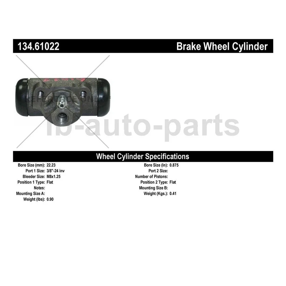 4X Front Rear Brake Wheel Cylinder Centric Parts For For Ford Ranchero 1960-1964 Foto 4 de 4
