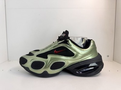 Nike Air Max Muse Black Metallic Oil Green Women s Size 10 Shoes FV1920-004