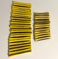 Yellow Color Hair Perm Rods 36 Pieces 3 1/4" 2 1/2" Cold Wave Rod With Lid