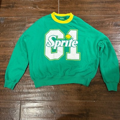 Sprite Graphic Crewneck Sweatshirt Green