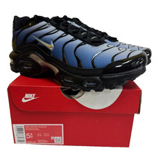 Nike Air Max TN Logo Sneakers Plus Black Running Trainers Sports Shoes Size 5UK