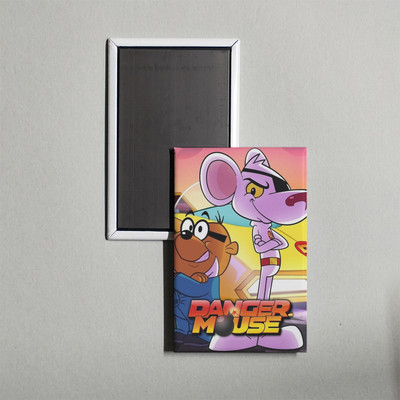 Danger Mouse Mini TV Show Poster Fridge Locker Magnet