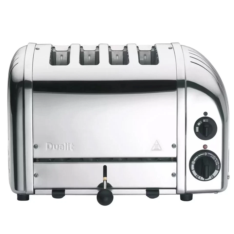 Dualit Classic 4Slot Toaster Sandwich Cage Polished Silver Stainless Steel 40590 - Image 2 of 4