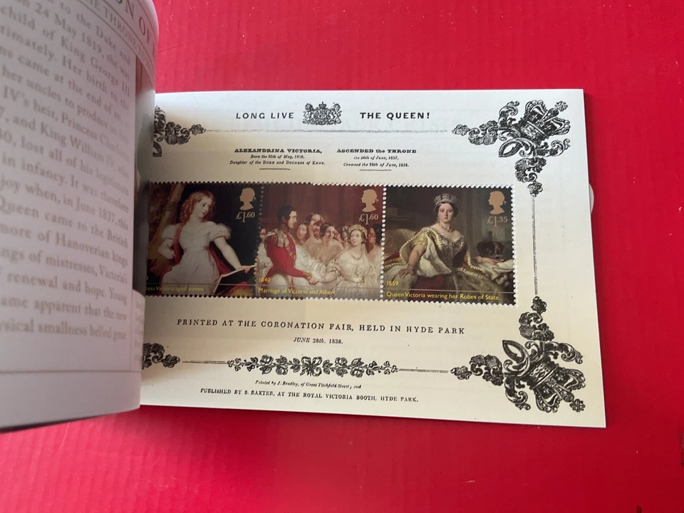 🔴. VICTORIA BICENTENARY ROYAL MAIL PRESTIGE BOOKLET 🟢 - Image 3 of 4