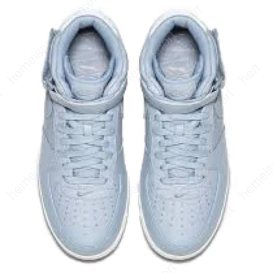 Nike Air Force 1 Mid Blue Grey 905619-400 - Image 4 of 4