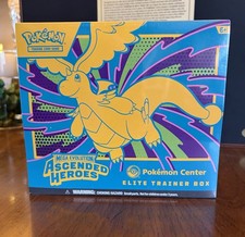 Pokemon TCG: Pokemon Center Elite Trainer Box (ETB) - Ascended Hero’s New Sealed