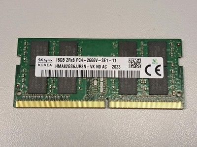 1x SK hynix Korea HMA82GS6JJR8N-VK 16 GB 2Rx8 DDR4 RAM PC4-21300 2666 MHz- *NEU*