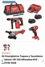 Milwaukee M18 FUEL Kit Attrezzi Completo Di Batterie Caricabatterie e Borsone 