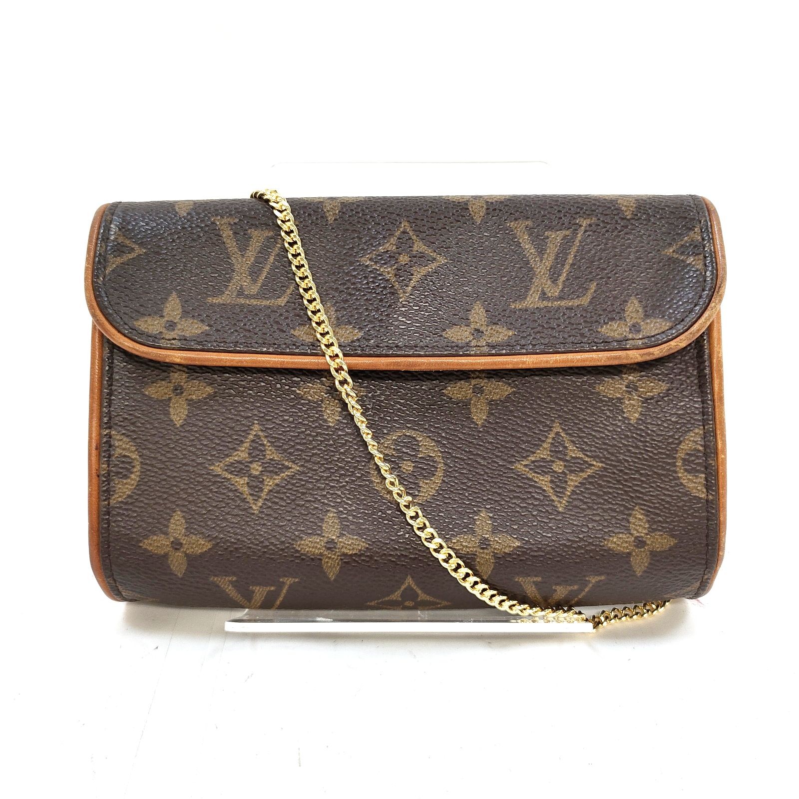 Louis Vuitton LV Shoulder Bag Pochette Florentine Brown Monogram 3291890