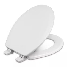 re round Toilet Seat in White